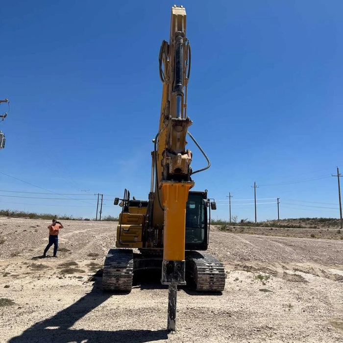 front view of montana excavator breaker hammer