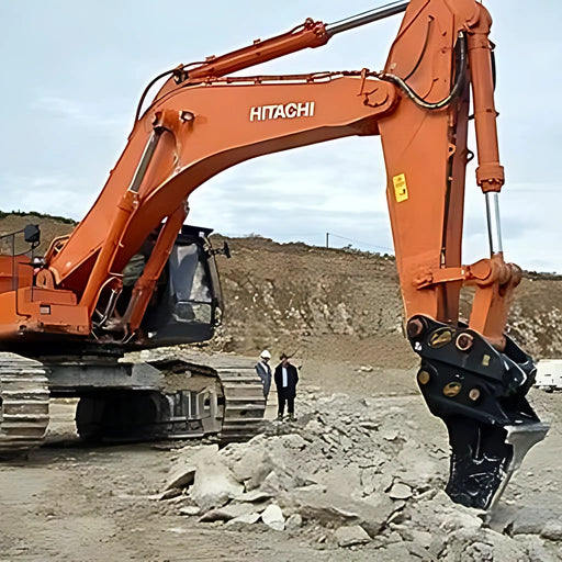 geith excavator ripper tooth in action