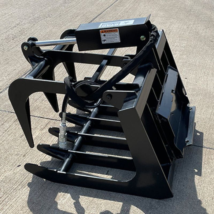 grapple buckets for skid steers right side view