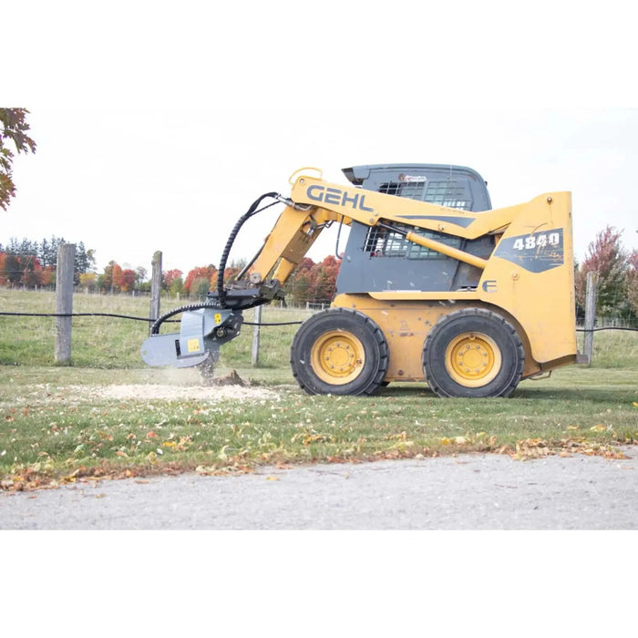 grinder attachment for skid steer used in farm