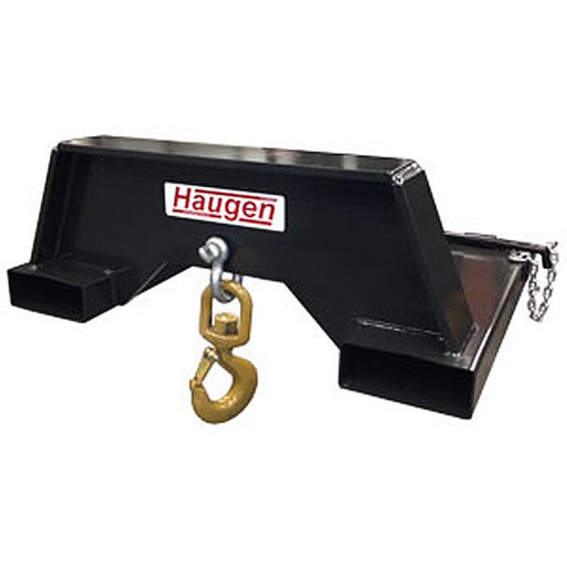 haugen attachments high capacity lifting swivel hook in white background