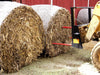 hay spear for tractor with hay bales