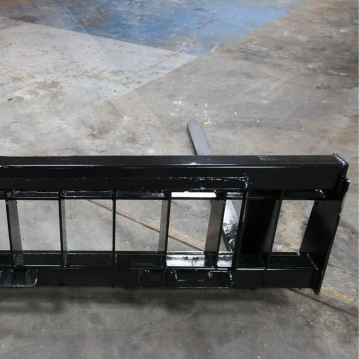 heavy duty skid steer forks back view