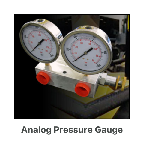 helical pier driver	Analog Pressure Gauge