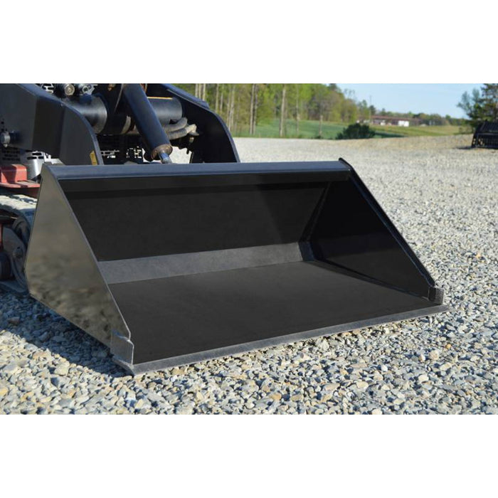 Loflin Fabrication Compact Tractor Low Profile Bucket side view