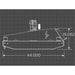 Loflin Fabrication Mini Skid Steer Brushcutter measurements