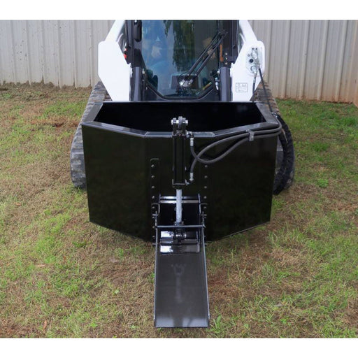 Loflin Fabrication Skid Steer Hydraulic Concrete Bucket front view