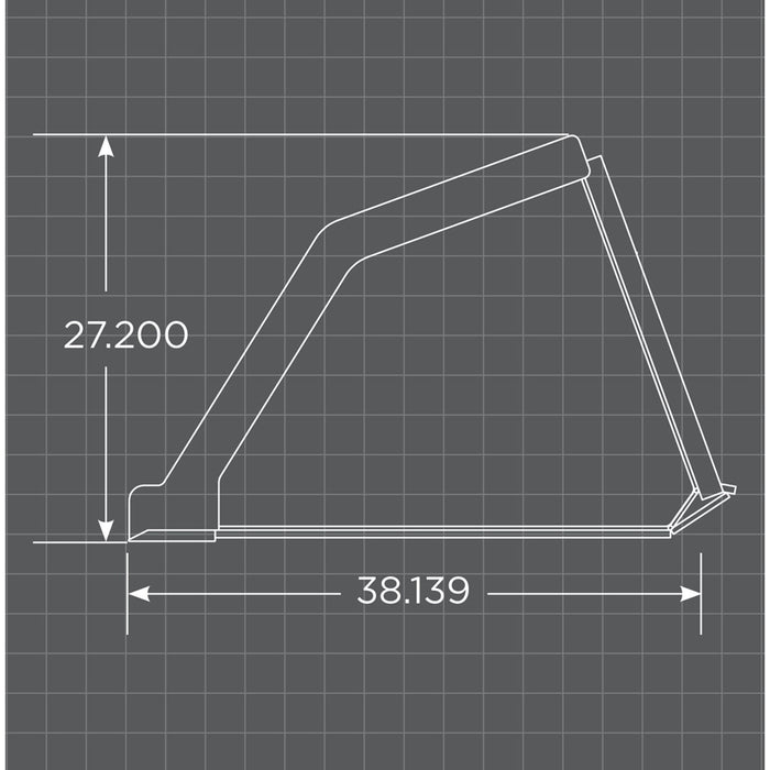 Loflin Fabrication Skid Steer Snow and Litter Bucket measurement