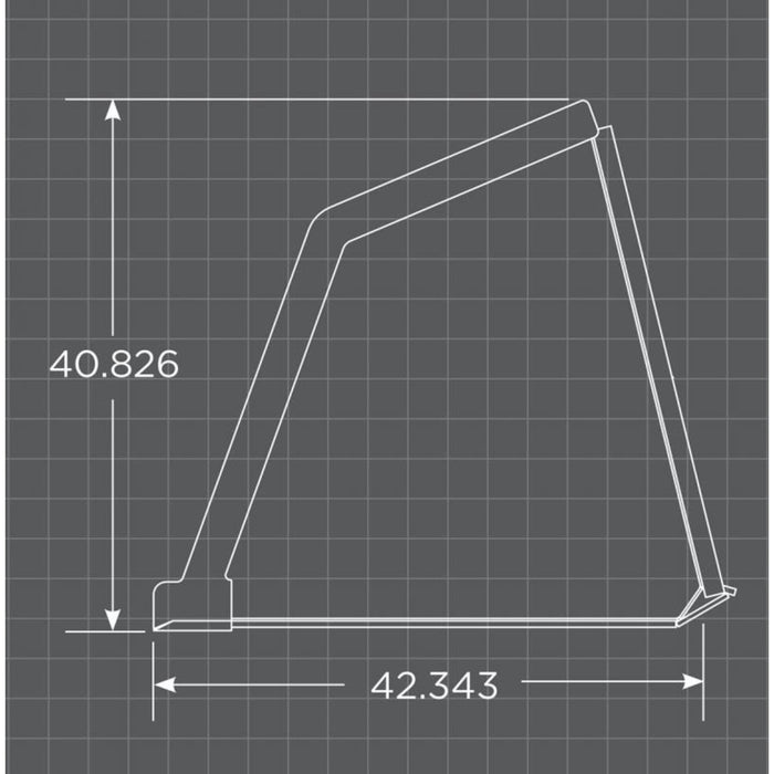 Loflin Fabrication Skid Steer Turkey Litter Bucket measurement