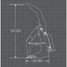 Loflin Fabrication Skid Steer Vertical Root Grapple measurements