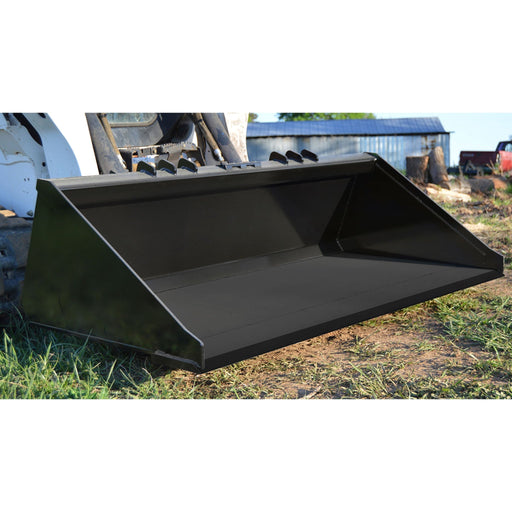 Loflin Fabrication Skid Steer Xtra Heavy Duty Low Profile Bucket in field