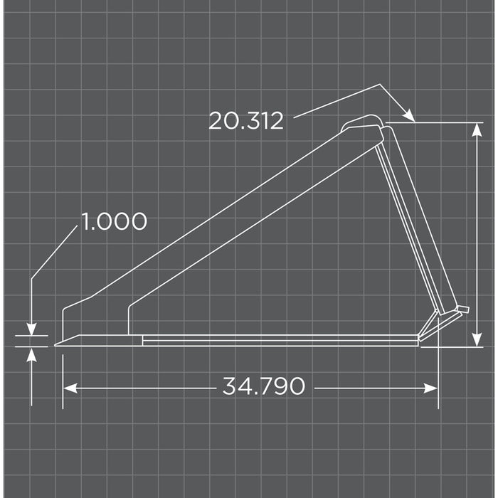 Loflin Fabrication Skid Steer Xtra Heavy Duty Low Profile Bucket measurement