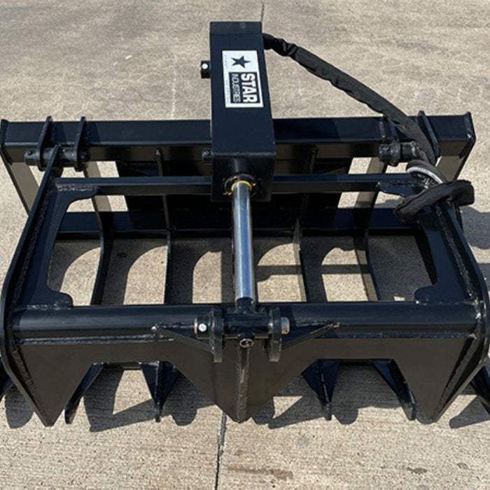 mini skid grapple top view