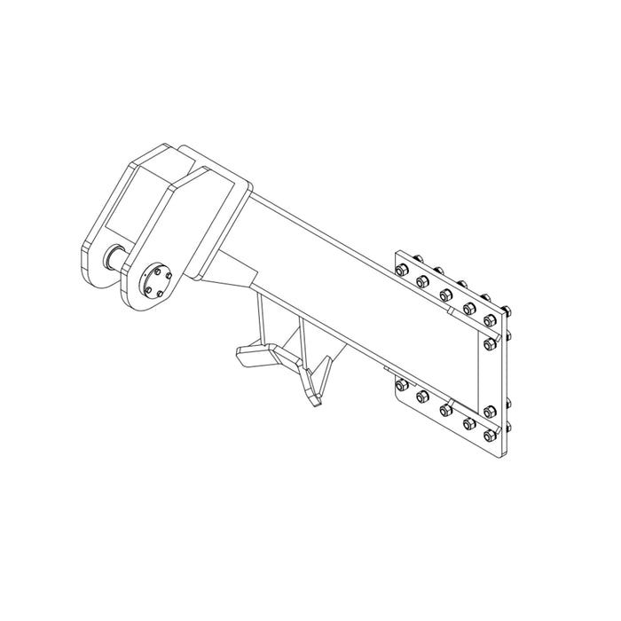 mounting frame illustration in white background