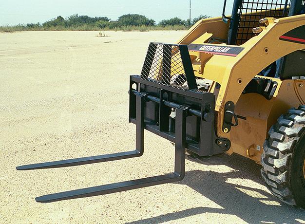 pallet forks side view