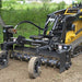 power rake attachment skid steer in action