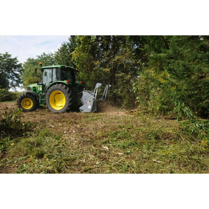 pto driven mulcher in action baumalight mp560