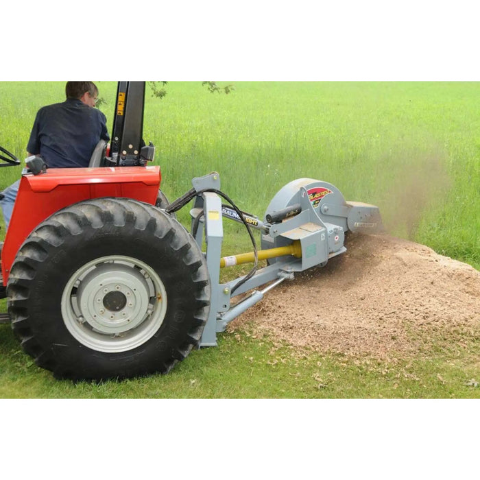 pto powered stump grinder	zoom out left side