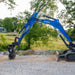 rock grinder for skid steer in action