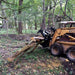 root bucket grapple in forest