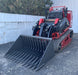 skeleton bucket skid steer attached