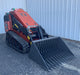 skeleton bucket skid steer left side view