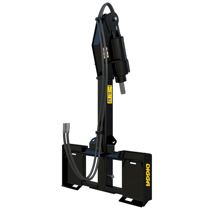 skid steer auger drive with mount