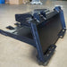 skid steer concrete crusher back view