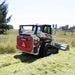 skid steer flail  in action