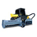 skid steer flail mowers in white background