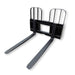 skid steer forks in white background