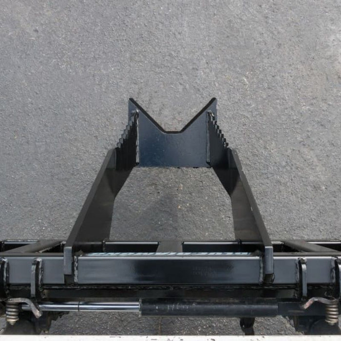 skid steer grubber attachment front view