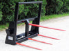 skid steer hay spear with tines