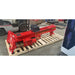 skid steer mounted log splitter back right view on pallet