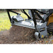 skid steer mulcher in action