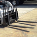 skid steer pallet fork frame side view