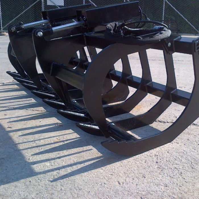 skid steer root grapple Right Side View