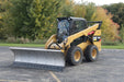 skid steer snow blade for sale right side view