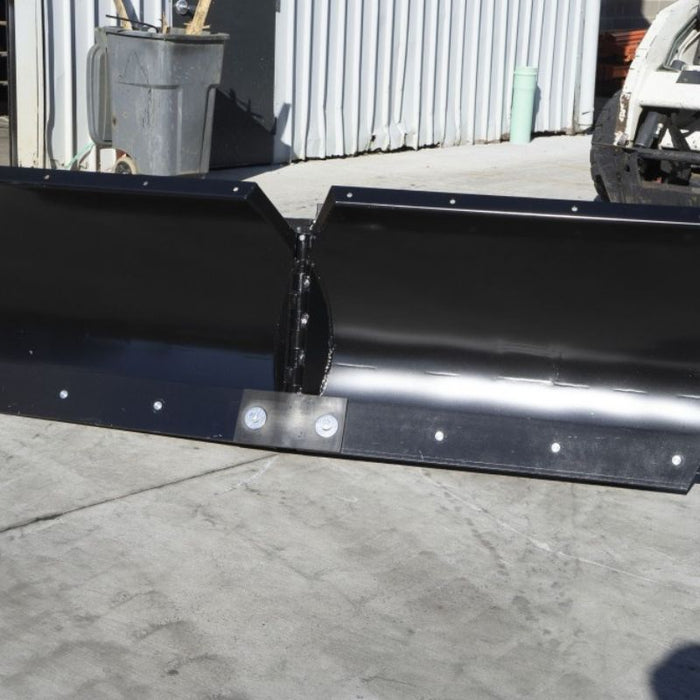 skid steer v snow plow front view