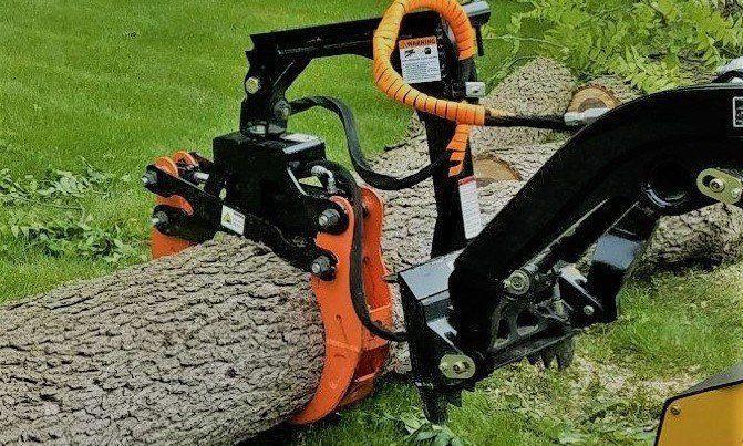 small skid steer in action