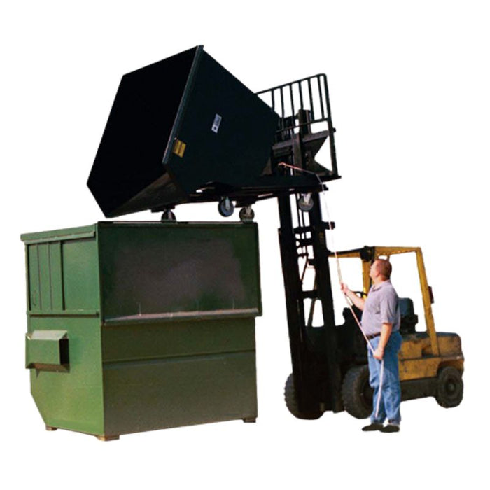 star industries forklift hopper emptying