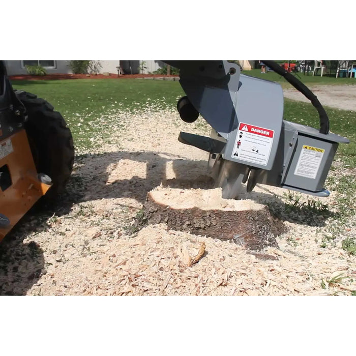 stump grinder attachment for skid steer on case