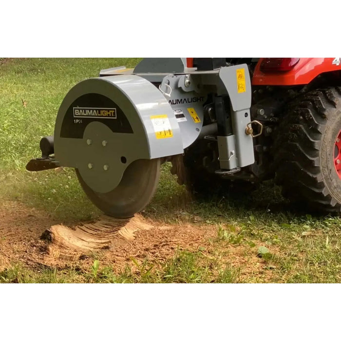 stump grinder attachment for tractor	right side view