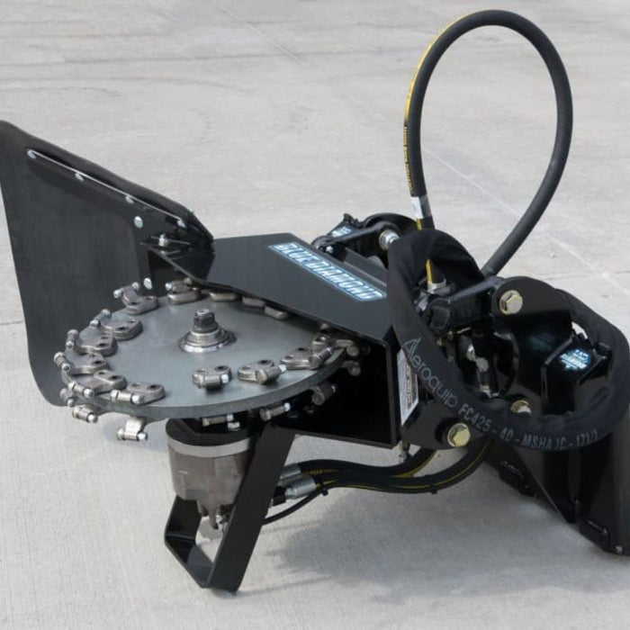 stump grinder for a skid steer right view