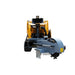 stump grinder on skid steer front view