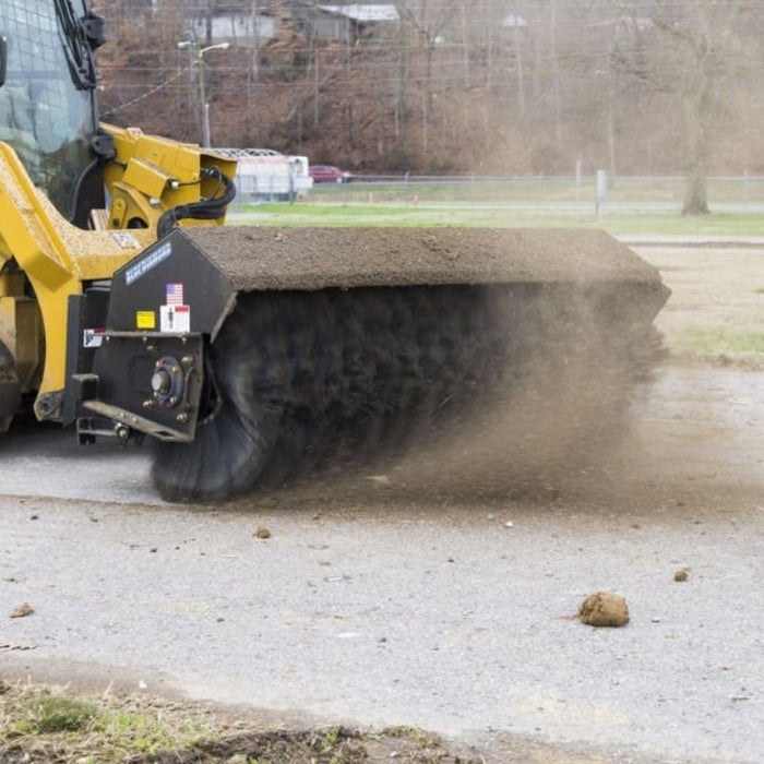 sweeper skid steer application