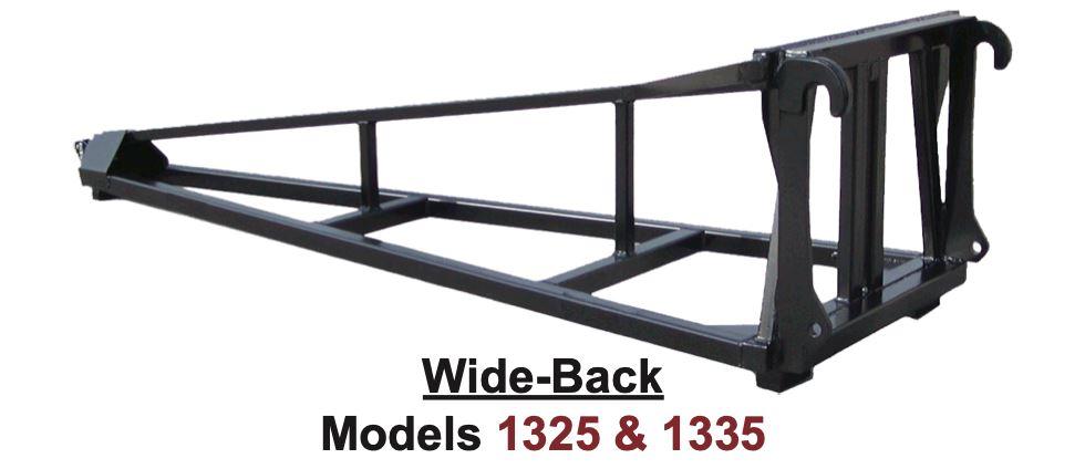 telehandler truss boom wide-back model