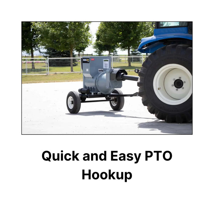 tractor driven pto generator kr series pto hookup side view