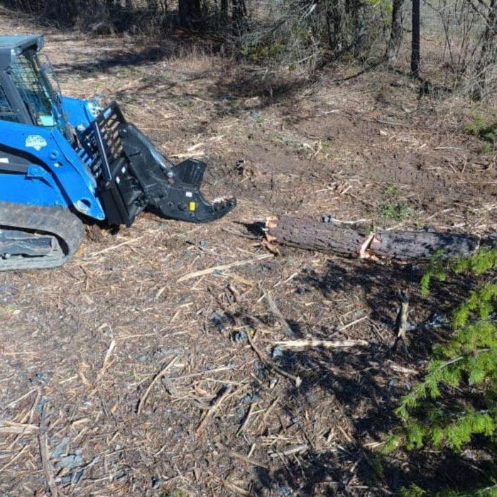 tree shear attachment for skid steer zoom out