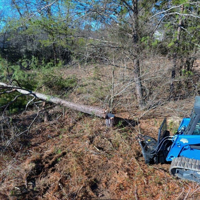 tree shear attachments in action